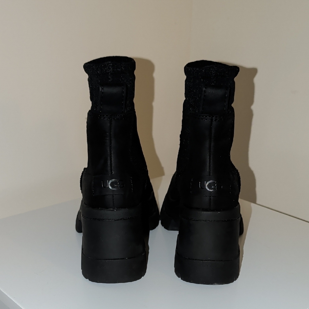 UGG Black Heeled Boots - Picture 5 of 8